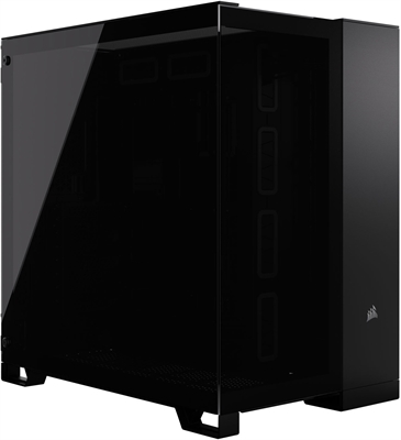 CORSAIR CASE 6500X TEMP GLASS BLACK Front View 2