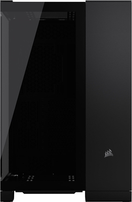 CORSAIR CASE 6500X TEMP GLASS BLACK Front View 4