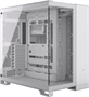CORSAIR CASE 6500X TEMP GLASS WHITE Front View 1