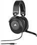 CORSAIR HEADSET HS65 SURROUND CARBON Front View 1