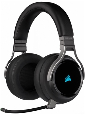 CORSAIR HEADSET VIRTUOSO WIRELESS CARBON Front View 1