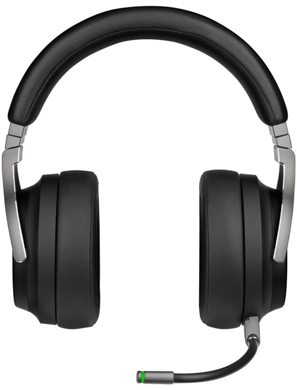 CORSAIR HEADSET VIRTUOSO WIRELESS CARBON Front View 3