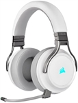 Corsair Virtuoso Wireless  - Auriculares, Circumaurales, Inalámbrico, USB, 20 Hz - 40 kHz, Blanco