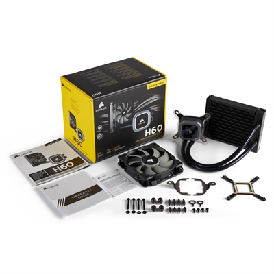 CORSAIR Hydro Series H60 Package-contain-view