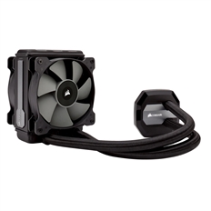 Corsair Hydro Series H80i v2  - Enfriador de CPU, Sistema de Refrigeración Líquida, Ventilador de 120mm(dos, uno de cada lado), 2435rpm, RGB, 37.7dBA