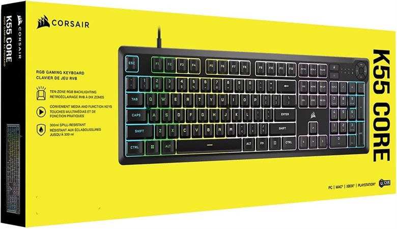 Corsair K55 CORE BOX VIEW