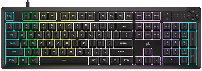 Corsair K55 CORE FRONT VIEW