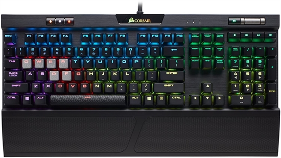 Corsair K70 RGB MK.2 Mechanical Keyboard Front View