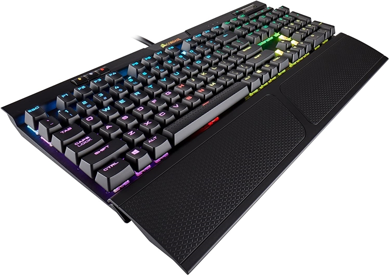 Corsair K70 RGB MK.2 Mechanical Keyboard Isometric View