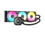 Corsair NAUTILUS 360 RS ARGB - Liquid CPU Cooler, 360mm Radiator, 2100 RPM, 10 - 36 dBA, RGB, Black