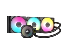 Corsair NAUTILUS 360 RS ARGB - Liquid CPU Cooler, 360mm Radiator, 2100 RPM, 10 - 36 dBA, RGB, Black