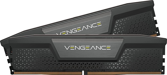 Corsair Vengeance DDR5 Black - 5200MHz RAM CMK64GX5M2B5200C40 front view