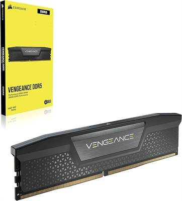 Corsair Vengeance DDR5 Black - RAM CMK16GX5M1B5600C40 box view