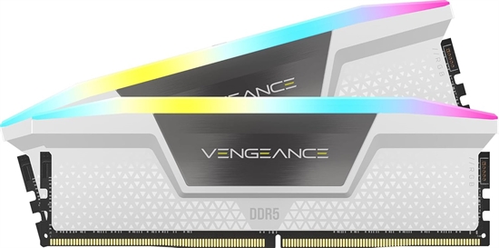 Corsair Vengeance RGB White - 5200 MHz RAM CMH32GX5M2B5200C40W side view