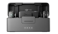 DJI Mic 2 - Wireless Microphones, Audio Recording System, Charging Case Bluetooth, 3.5mm, USB-C, Lightning, Black