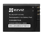 EZVIZ Battery 5P - Batería para Cámara de Acción, Ion-Litio, 1200mAh, 3.8V, 4.56Wh