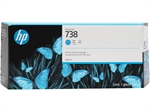 HP 738 - Cyan Ink Cartridge, 1 Pack