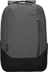 Targus Cypress Hero TBB94104GL  - Mochila Inteligente Ecológica para Laptop de 15.6", Rastreador Integrado Compatible con Apple Find My, Capacidad de 22L, Color Gris