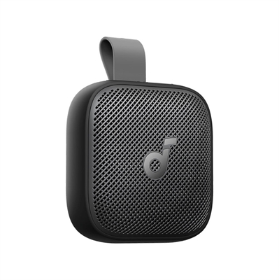 D5103010 Ultra-Compact Portable Bluetooth Speaker IP68 Waterproof Midnight Black-Left Lateral View