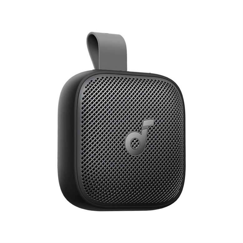 D5103010 Ultra-Compact Portable Bluetooth Speaker IP68 Waterproof Midnight Black-Left Lateral View
