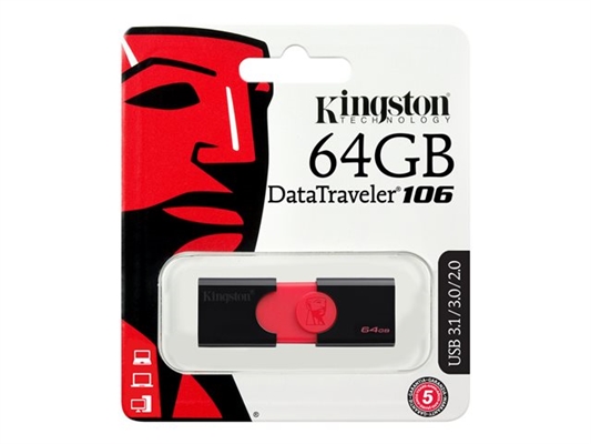 DataTraveler 106 64 GB Package View