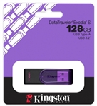 Kingston  - DataTraveler Exodia S Purple USB Flash Drive, 128GB, USB 3.0, Purple