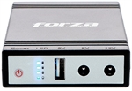 Forza DC-140USB  - UPS Portátil, 240V, 3 Tomas de Salida, USB, 14W, 4000mAh