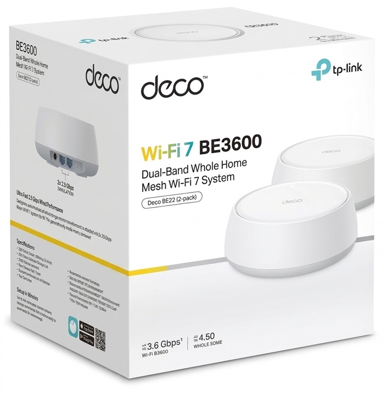 Deco BE22(2-pack) Vista de Caja