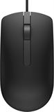 Dell MS116 - Mouse, Cableado, USB, Óptico, 1000 dpi, Negro