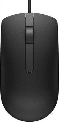 Dell MS116 Black Mouse Frontal