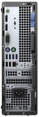 Dell OptiPlex 7080 SFF Intel Core i7-10700 8GB RAM HDD 1TB Back Side