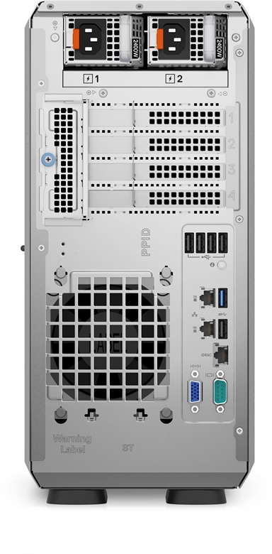 DELL PowerEdge T350 - Tower Server T350ERQ2v1 back view