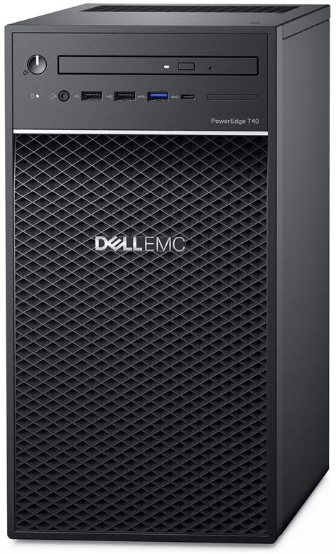 Dell PowerEdge T40 isometric right view