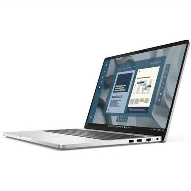 dell pro 16 plateado vista izquierda