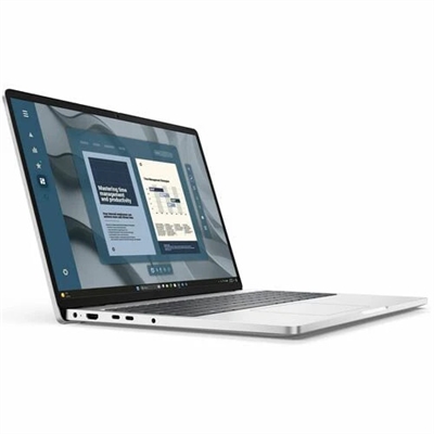 dell pro 16 plateado vista derecha