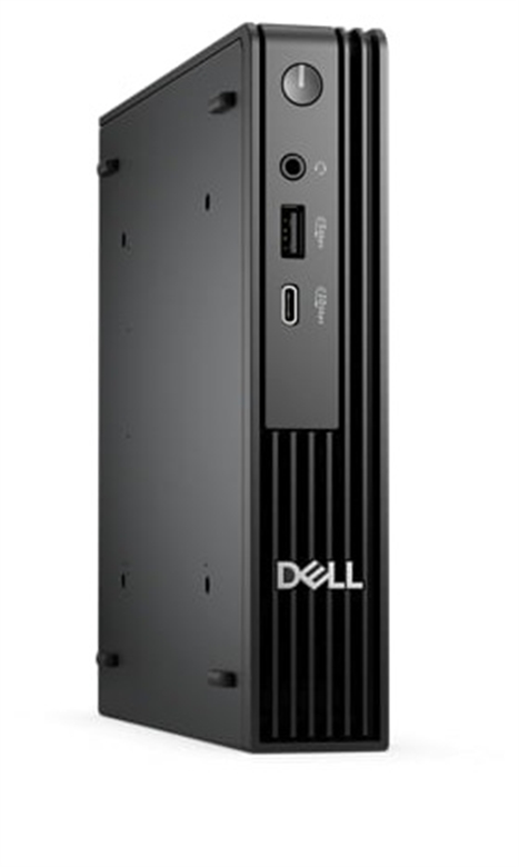 Dell-Pro-Micro-QCM1250-Core-i7-Computadora-Mini-para-Negocios-Negro-Vista Lateral