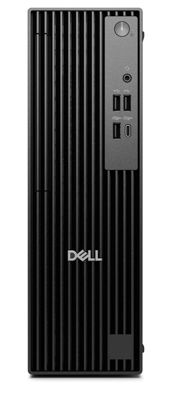 DELL-TR1TJ-Pro-Slim-QCS1250-Mini-PC-Intel-Core-Ultra-5-Black-Front View