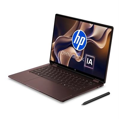 DG0D3LA HP OmniBook X Flip 14-kc0070la 2-in-1 Convertible Laptop - Lateral View