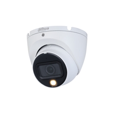 Dahua HAC-HDW1200TLM-IL-A - Cámara Eyeball HDCVI 2MP Full HD, Smart Dual Light, Micrófono Integrado, Lente 2.8mm, IP67