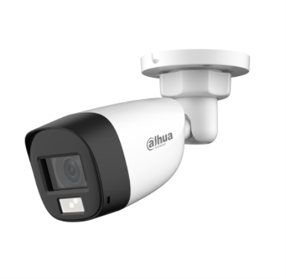 DH-HAC-HFW1200CLN-IL-A-0280B-S6 White-2MP HDCVI Bullet Security Camera-Angled View