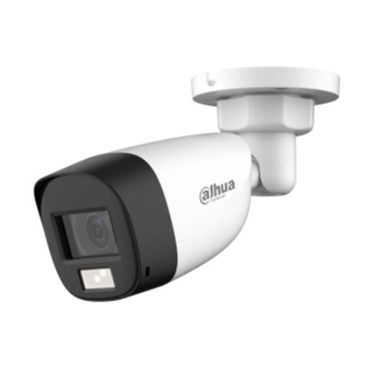 DH-HAC-HFW1200CLN-IL-A-0280B-S6 White-2MP HDCVI Bullet Security Camera-Angled View