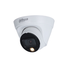 Dahua IPC-HDW1239T1-A-LED-S5 - Cámara Eyeball IP 2MP Full HD, Full-Color, Micrófono Integrado, Lente 2.8mm, Luz Cálida 15m, PoE, IP67