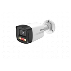 Dahua DH-IPC-HFW1439TL1-PV - Cámara Bullet IP 4MP, Smart Dual Light, Disuasión Activa, Micrófono y Altavoz Integrados, Audio Bidireccional, Lente 2.8mm, PoE, IP67