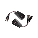 Dahua DH-PFM802 - 1-Channel Passive Video Balun with Power, 4MP, HDCVI/TVI/AHD/CVBS, BNC to RJ45, Black