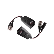 Dahua DH-PFM802 - Transceptor de Video Balun Pasivo con Alimentación de 1 Canal, 4MP, HDCVI/TVI/AHD/CVBS, BNC a RJ45, Negro