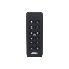 Dahua DHI-ASR2101H - Lector de Tarjetas IC, Impermeable, Teclado Mecánico, Tarjeta, Contraseña, RS-485, IP66, Negro