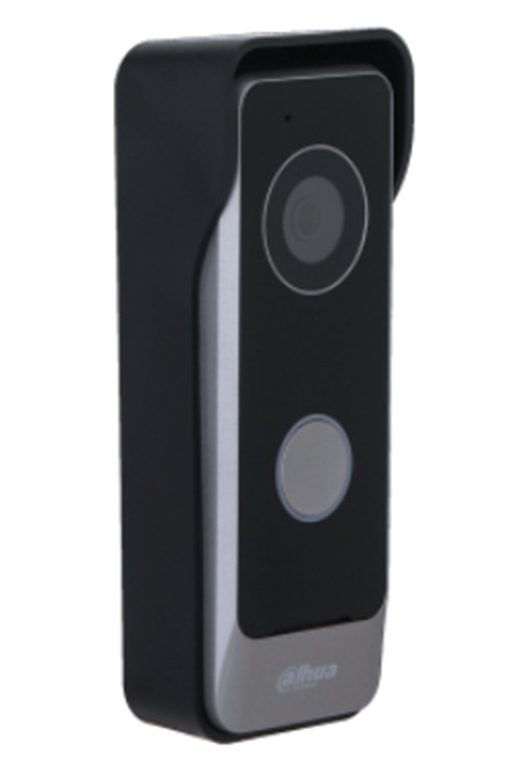 dhi-vto1301r-w grey-wireless-ip-villa-door-station-lateral view