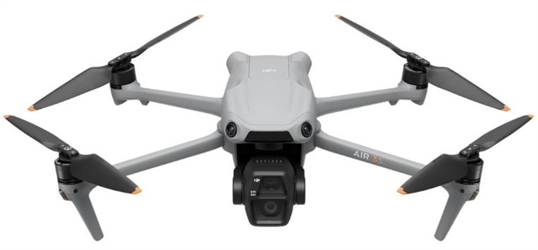 DJI Air 3S Drone Fly More Combo DJI RC-N3 - 6941565989925 - front view
