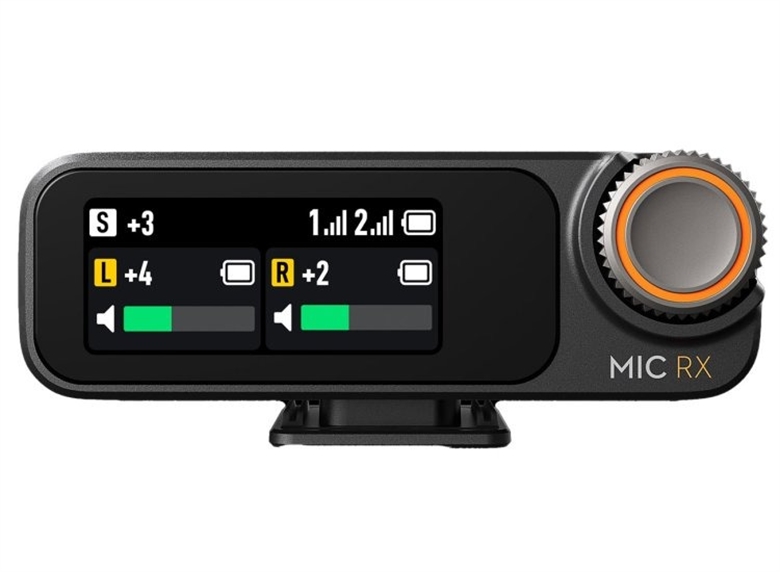 DJI Mic 2 audio recorder view