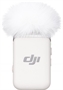 DJI Mic 2 Wireless Transmitter with Built In Microphone View Front With Windscreen